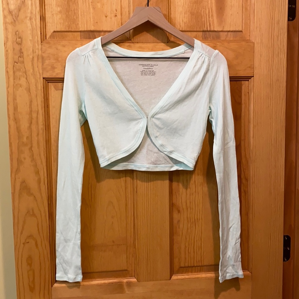 Long sleeve crop cardigan